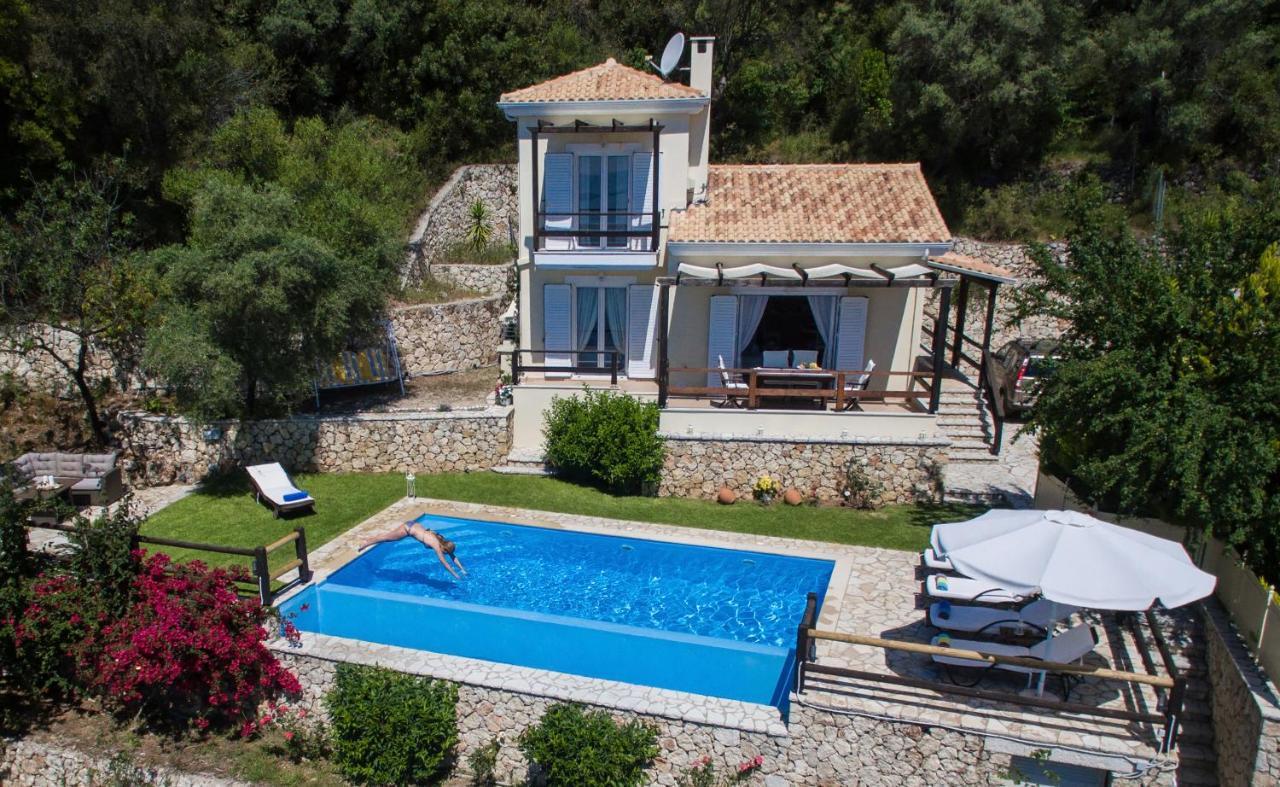 Villa Pasithea - Breathtaking Seaviews, Infinity Pool, Privacy, Close To The Beach Нидри Экстерьер фото