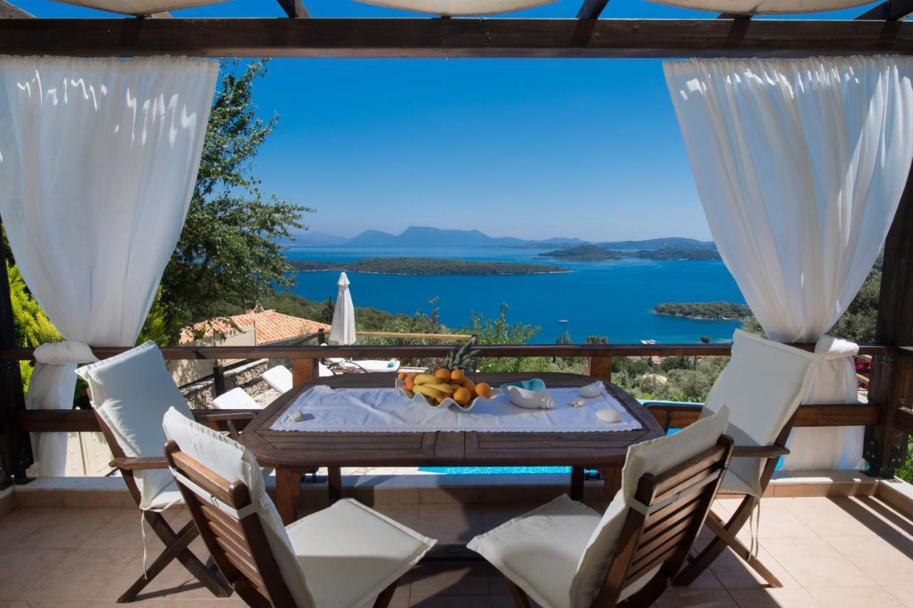 Villa Pasithea - Breathtaking Seaviews, Infinity Pool, Privacy, Close To The Beach Нидри Экстерьер фото