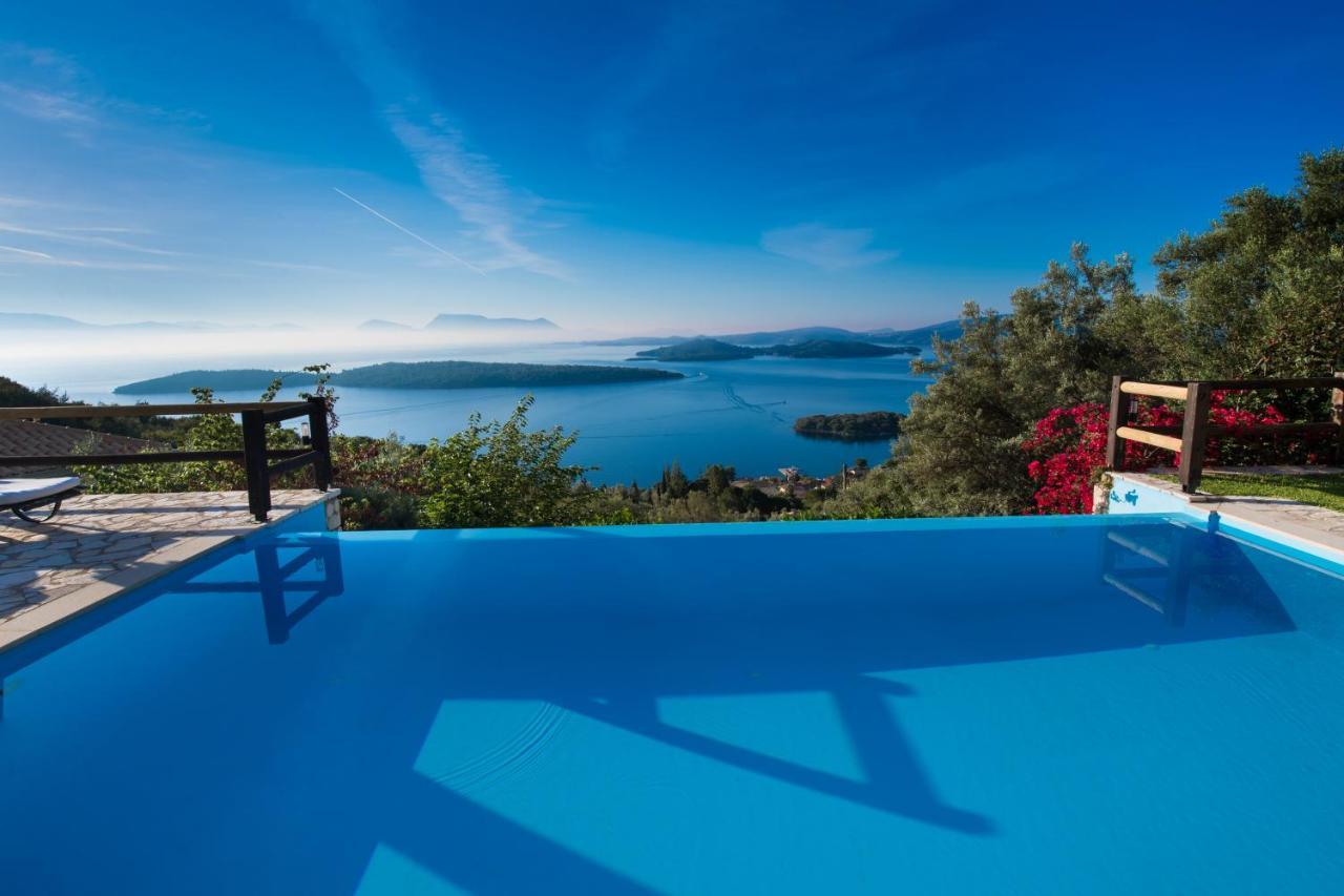 Villa Pasithea - Breathtaking Seaviews, Infinity Pool, Privacy, Close To The Beach Нидри Экстерьер фото