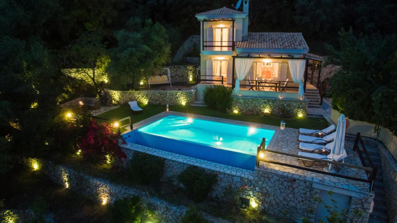 Villa Pasithea - Breathtaking Seaviews, Infinity Pool, Privacy, Close To The Beach Нидри Экстерьер фото